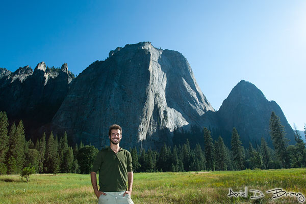 Ariel in the Valley with Cathedral Rock