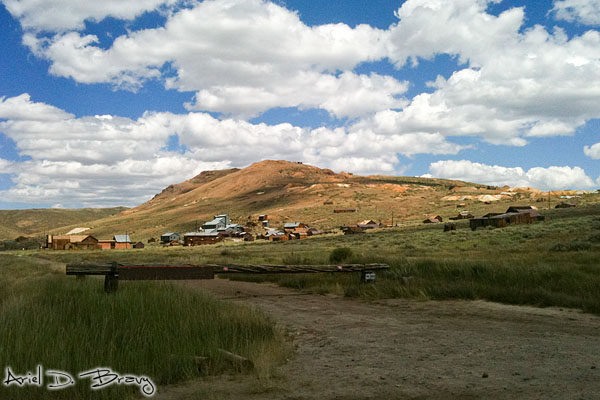 Bodie Ghost Town in the distance Bodie Ghost Town in the distance