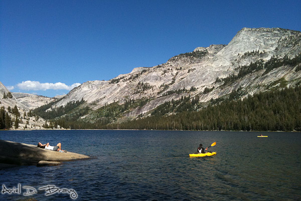 Enjoying Tenaya Lake