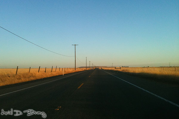 Flat flat land on the way to Big Sur Flat flat land on the way to Big Sur