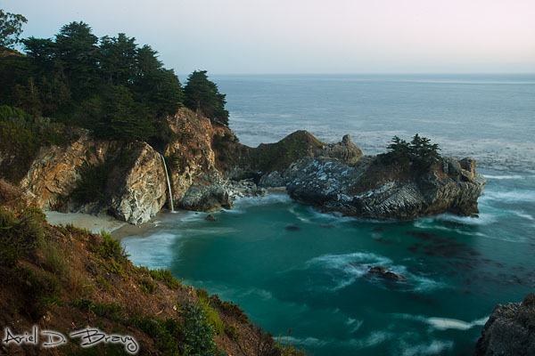 McWay Falls after sunset McWay Falls after sunset