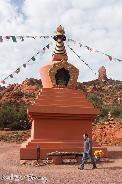 This guy walked countless laps around the stupa This guy walked countless laps around the stupa
